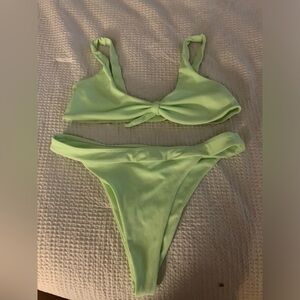 Lime Green Bikini Set